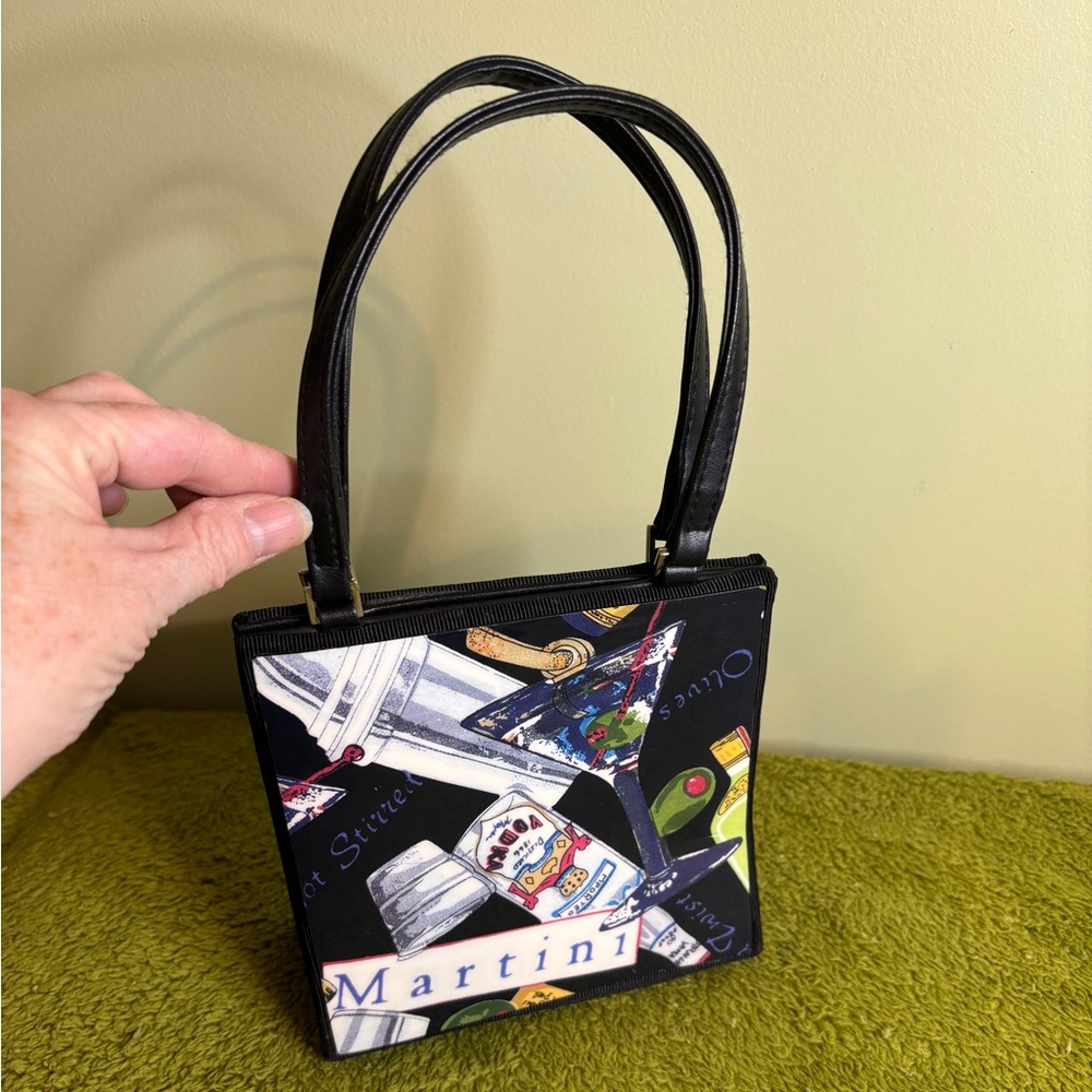 Adorable Martini-Themed Shoulder Bag